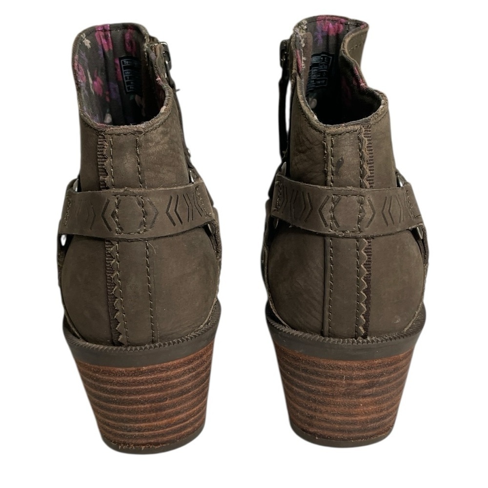 Teva Foxy Dark Olive Ankle Boots - Picture 4 of 6